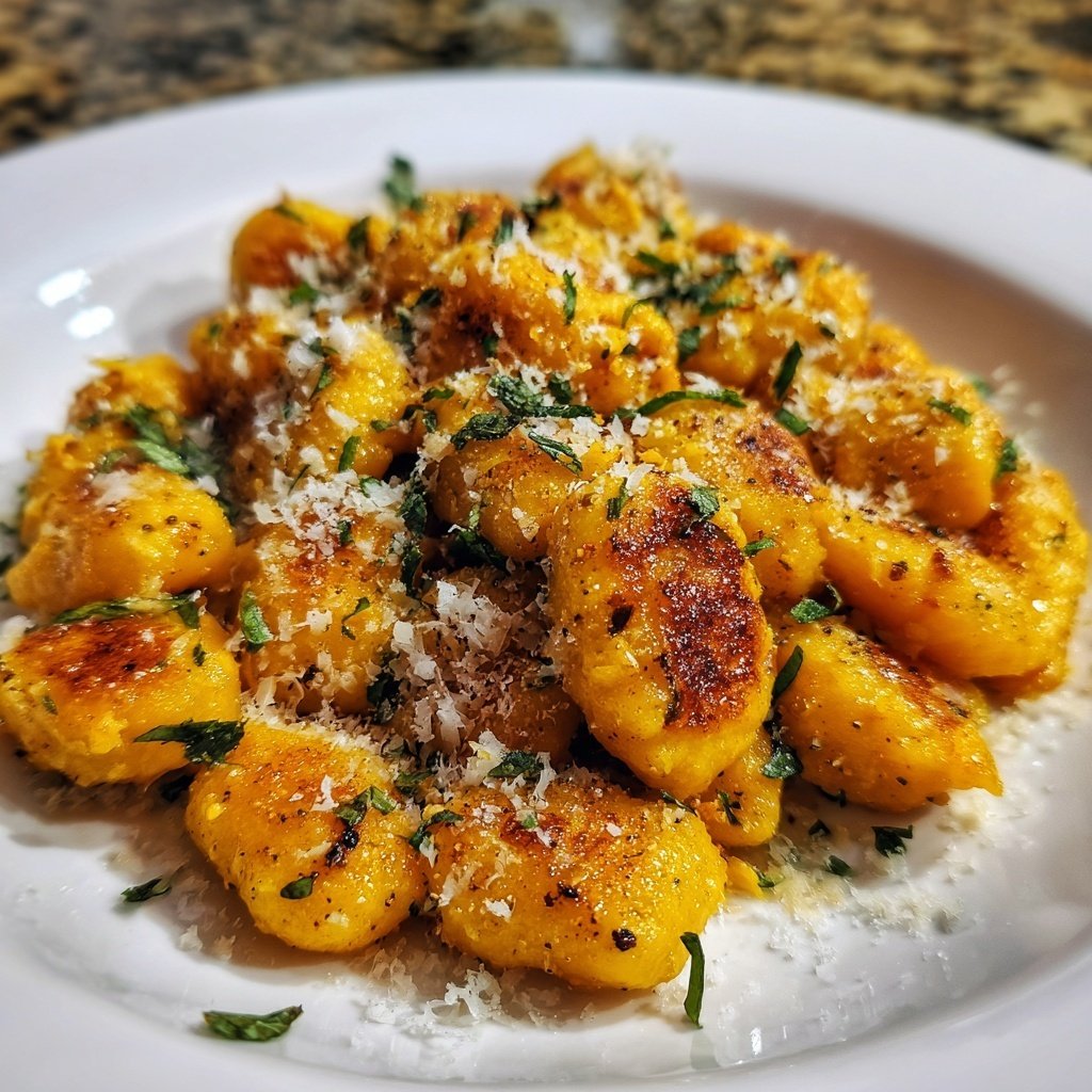 Gnocchi mit Kürbis und Parmesan