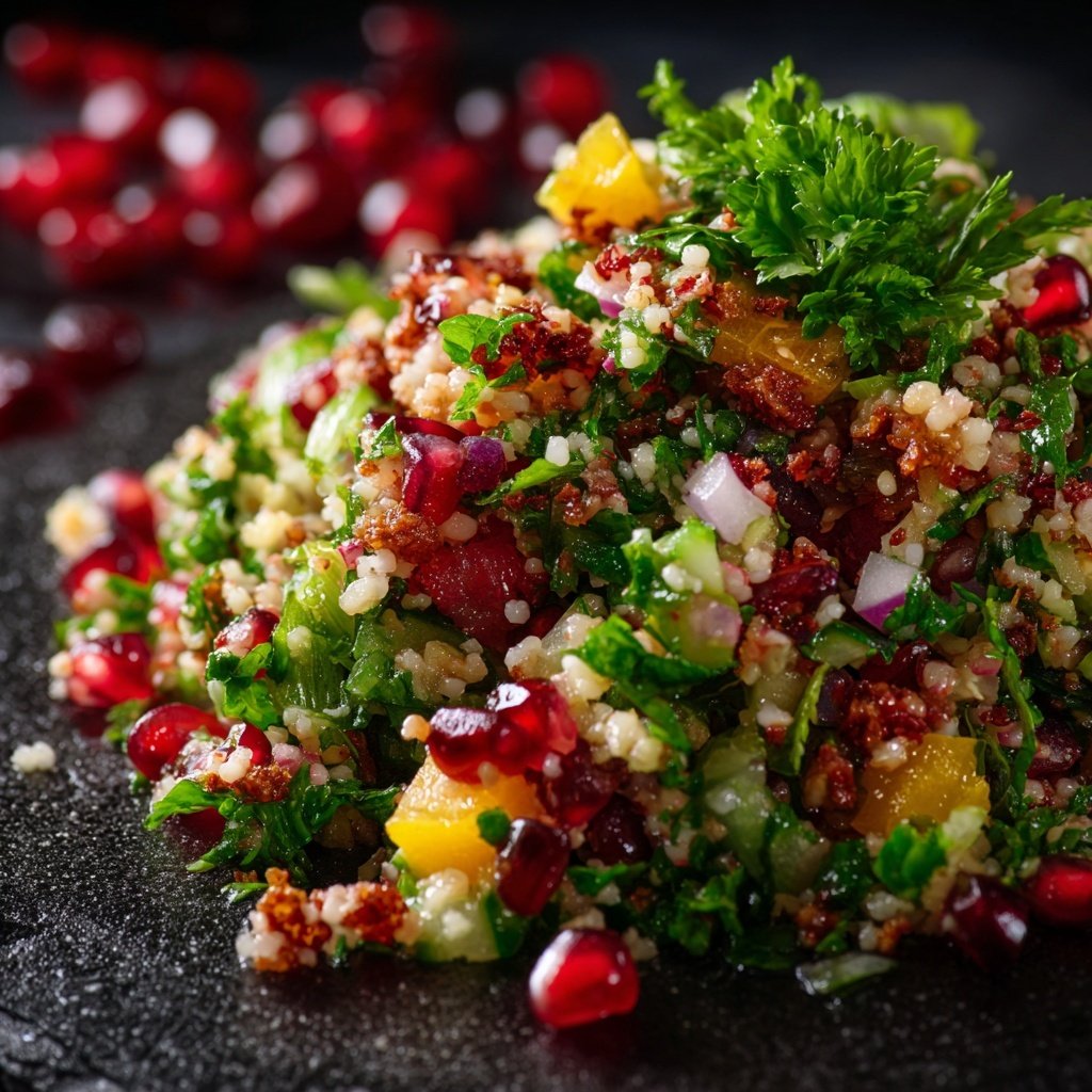 Bulgur Salat Zum Grillen Mit Granatapfel
