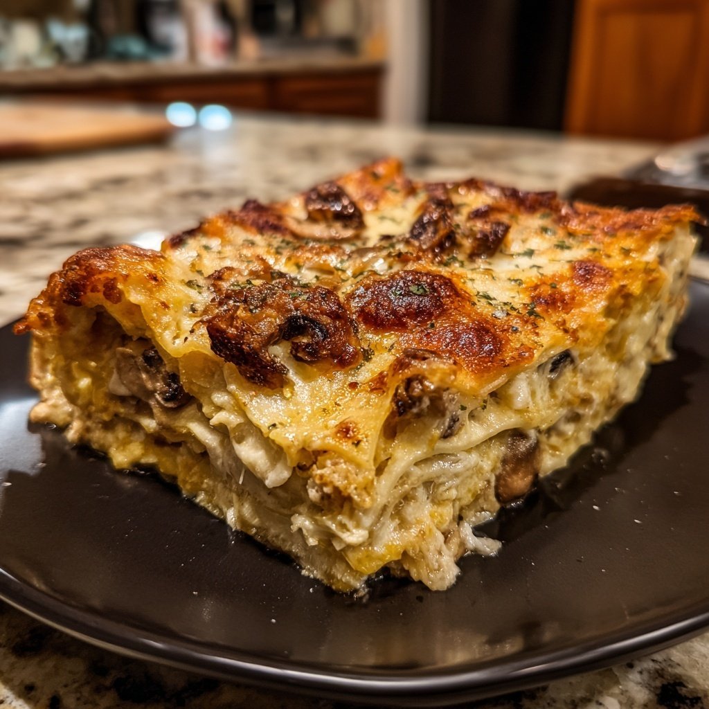 Lasagne mit Pilzen
