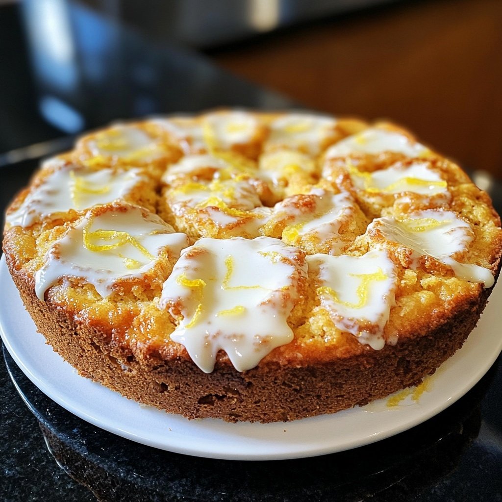 Zitronenkuchen mit Joghurt