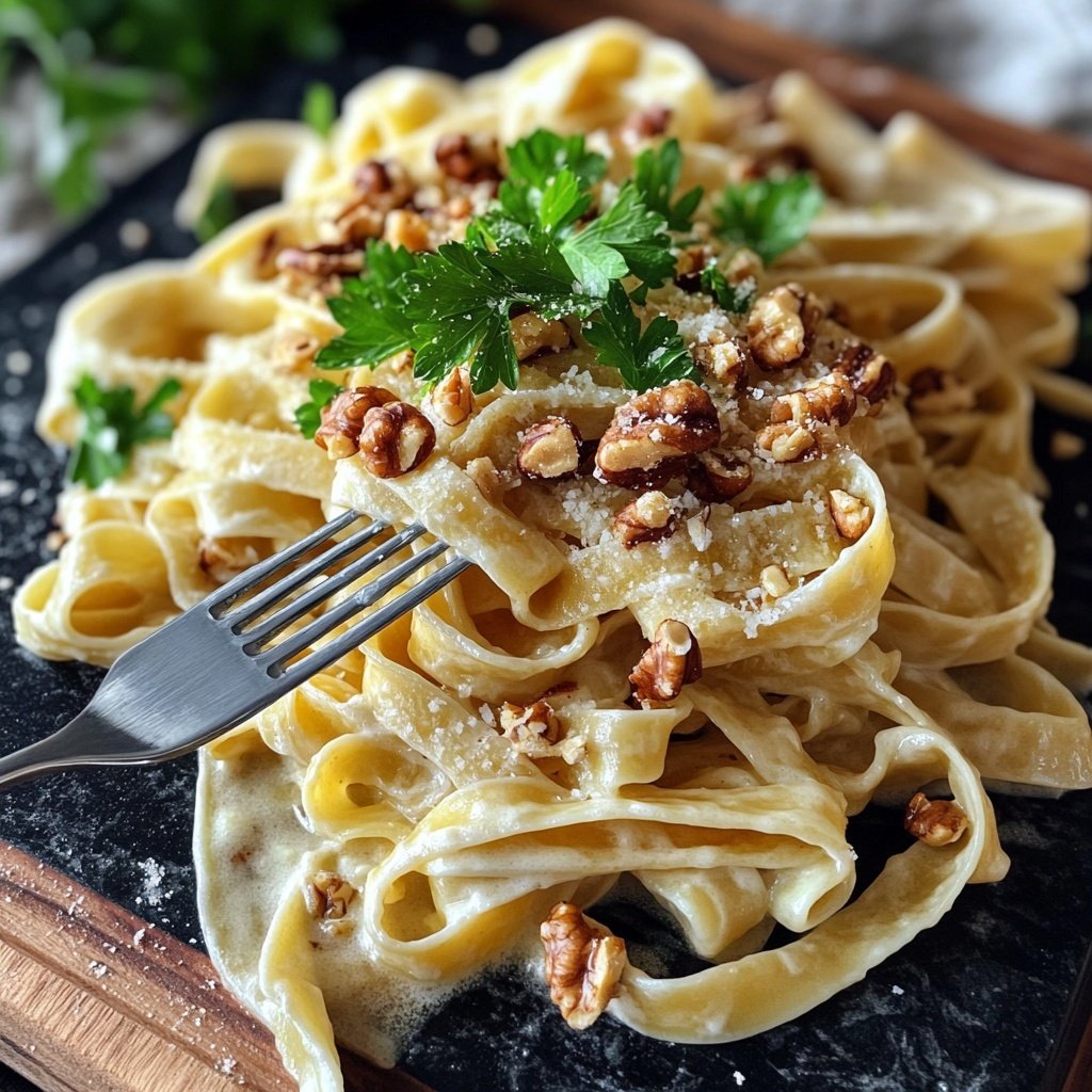 Tagliatelle mit Walnüssen
