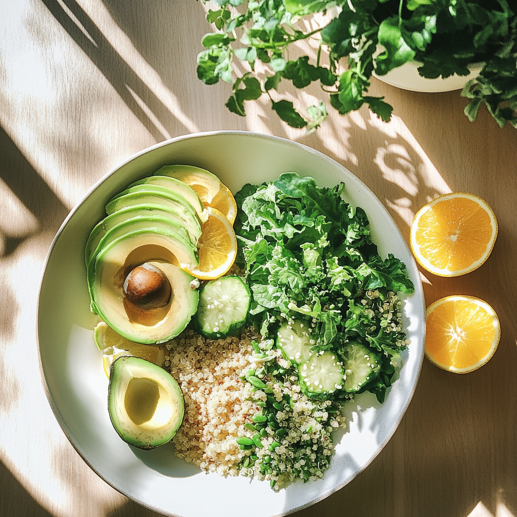 Ausgewogene gesunde Lebensmittel-Rezepte