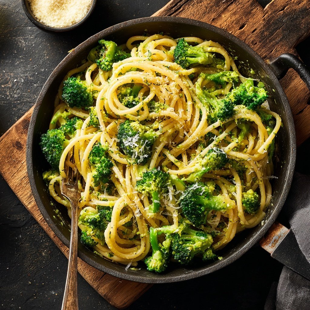 Brokkoli Pasta Pfanne