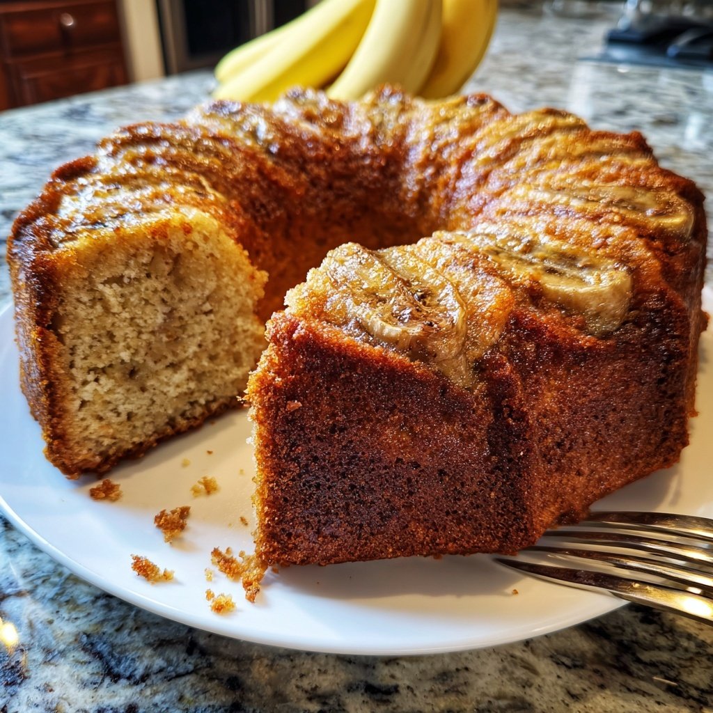 Bananenkuchen mit Vanille