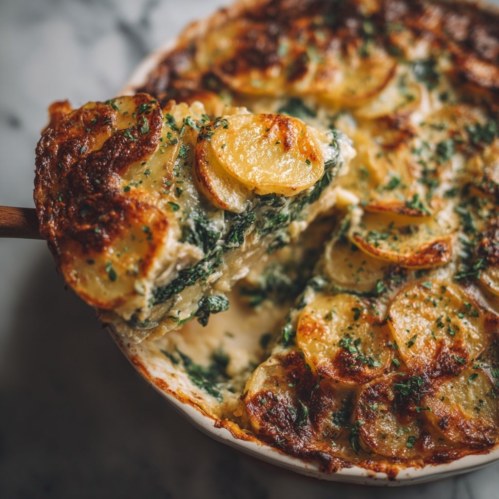 Vegetarischer Kartoffelauflauf